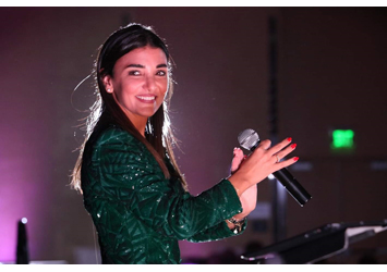 Pop Star Mia Haddad and producer Walid al Massih hosted The Arab American National Museum Gala Dinner